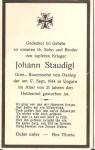 WWII German Death Card Hungary 1944