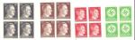 WWII German Postage Stamps Hitler Swastika Lot