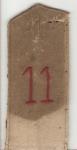 WWI German 11th Infantry Regiment Shoulder Board 