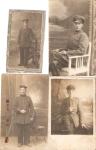 WWI German 8 Picture Postcards Soldiers