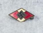 WWII HJ Hitler Youth Members Pin Diamond