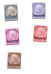WWII German Postage Stamps Alsace Lorraine Lot