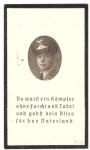 WWII German Death Card Luftwaffe KIA Poland 1939