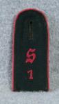 WWII German Shoulder Board 1st Rifle Regiment