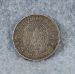 German 1934 J 5 Reichsmarks Garrison Church Coin