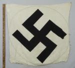 WWII Factory Uncut Swastika Flag Center