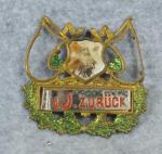 Imperial German 1st Jaeger Zuruck Veteran Badge