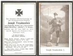 WWI German Remembrance Death Card 1916