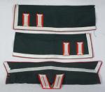 WWII German Waffenrock Artillery Cuffs Collar Tabs