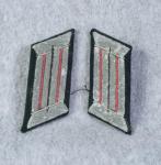 WWII German Panzer Officer Collar Tabs