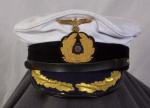 Kreigsmarine White Visor Cap Hat Reproduction