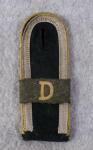 WWII German Signal Interpreter NCO Shoulder Board