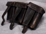 WWII German K98 Three Pocket Ammo Pouch