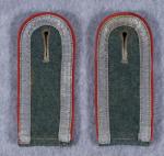 WH German NCO Artillery Shoulder Boards