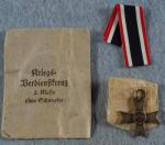 KVK War Merit Cross 2nd Class No Swords in Packet