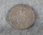 German 1937 G Coin 5 Mark Hindenburg