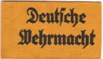 German Deutsche Wehrmacht Armband