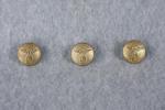 NSDAP 3 German Political Coat Buttons