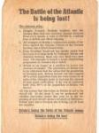 WWII German Propaganda Leaflet Psyops