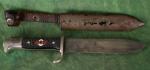 Early German HJ Hitler Youth Knife Dagger Puma