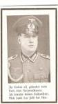 German Death Card Decorated Infantry Man