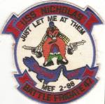 USS Nicholas Battle Frigate 47 Patch