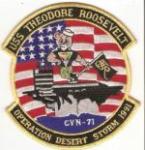 USS Theodore Roosevelt Patch CVN-71