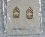 US Army Master Sergeant Rank Insignia Pins 