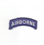 Blue Airborne Division Patch Tab