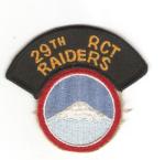 Patch 29th RCT Raiders Far East Command