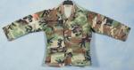 US Army BDU Woodland Field Shirt 1st Cavalry Col 