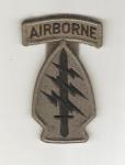 Special Forces Patch and Airborne Tab