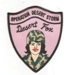Operation Desert Storm Desert Fox Moral Patch