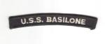 USN USS Basilone Rocker Tab Patch