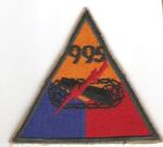 US Army Armored 995th Tank Battalion Patch