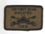 Patch US Army Armored First Team Qualified Crew