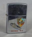 Zippo Lighter USS Shasta AE-33 1985
