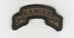 Patch Scroll 2nd Ranger Battalion Subdued OCP