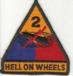 US 2nd Armored Division Patch & Tab