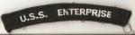 USS Enterprise Rocker Patch