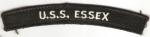 USN USS Essex Navy Rocker