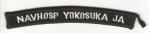 USN Navhosp Yokosuka JA Tab Patch