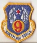 USAF 9th Air Force Flight Patch