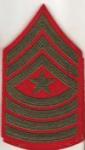 USMC Marine Sergeant Major Rank Pair