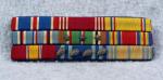 WWII Korean War Air Force Ribbon Bar Theater Made