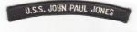 USS John Paul Jones USN Navy Patch Rocker Tab