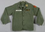 Army Sateen Uniform Shirt Artillery Officer 1950's