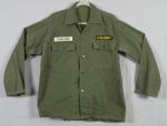 US Army Sateen Uniform Shirt 1950's 13 Star Button