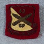 Patch 42nd Field Artillery Group German Made