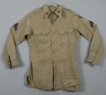 US 3rd Army Khaki Uniform Shirt 1950's